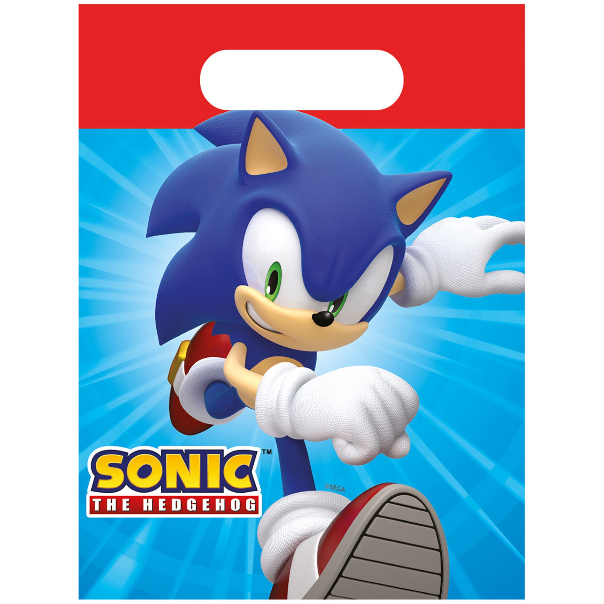 Sacos Presente Sonic Papel 4Unid