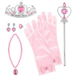 Kit Acessrios Princesa Rosa