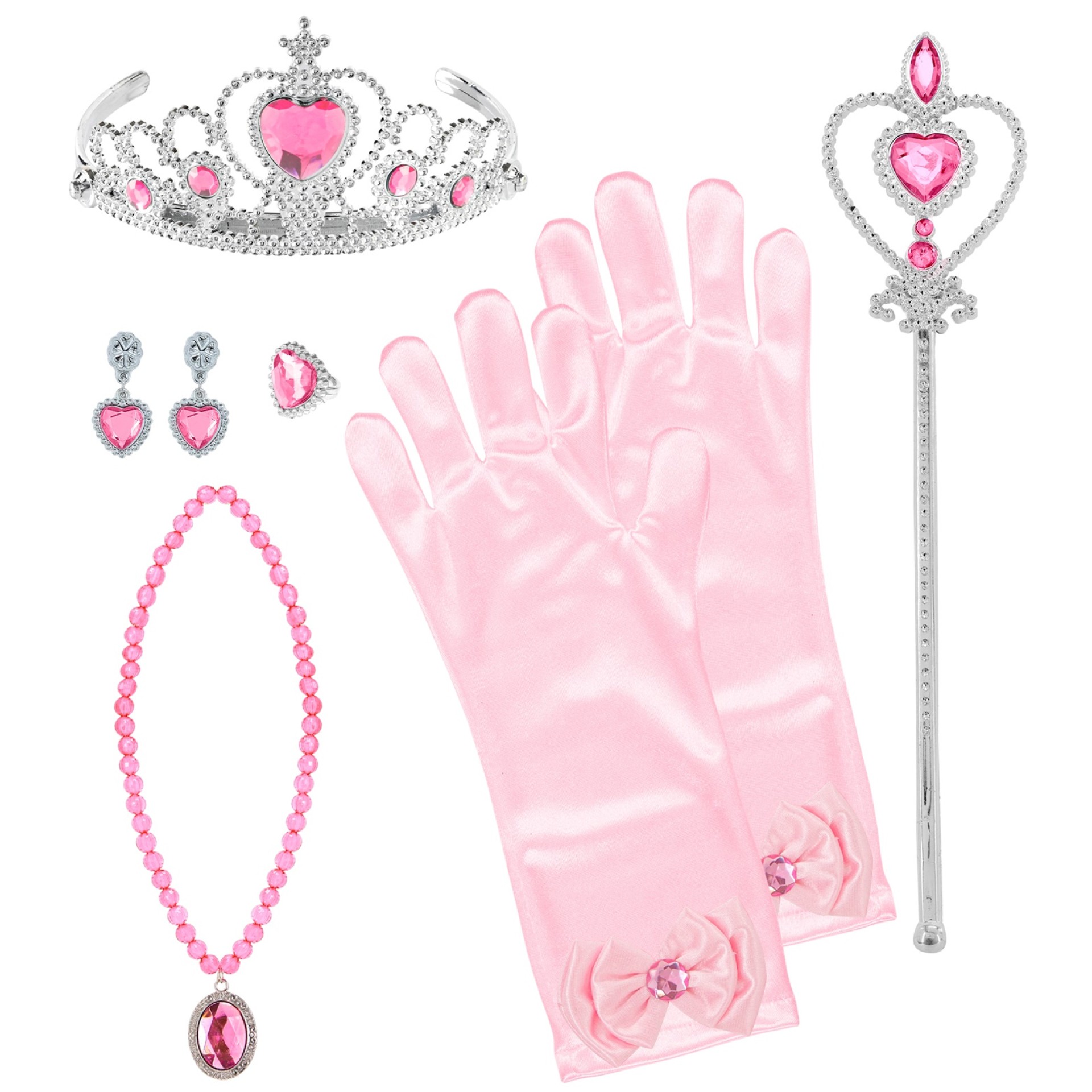 Kit Acessórios Princesa Rosa