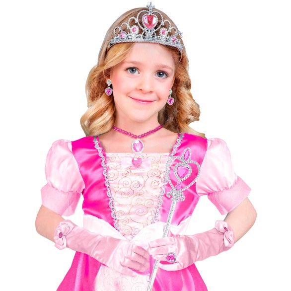 Kit Acessórios Princesa Rosa