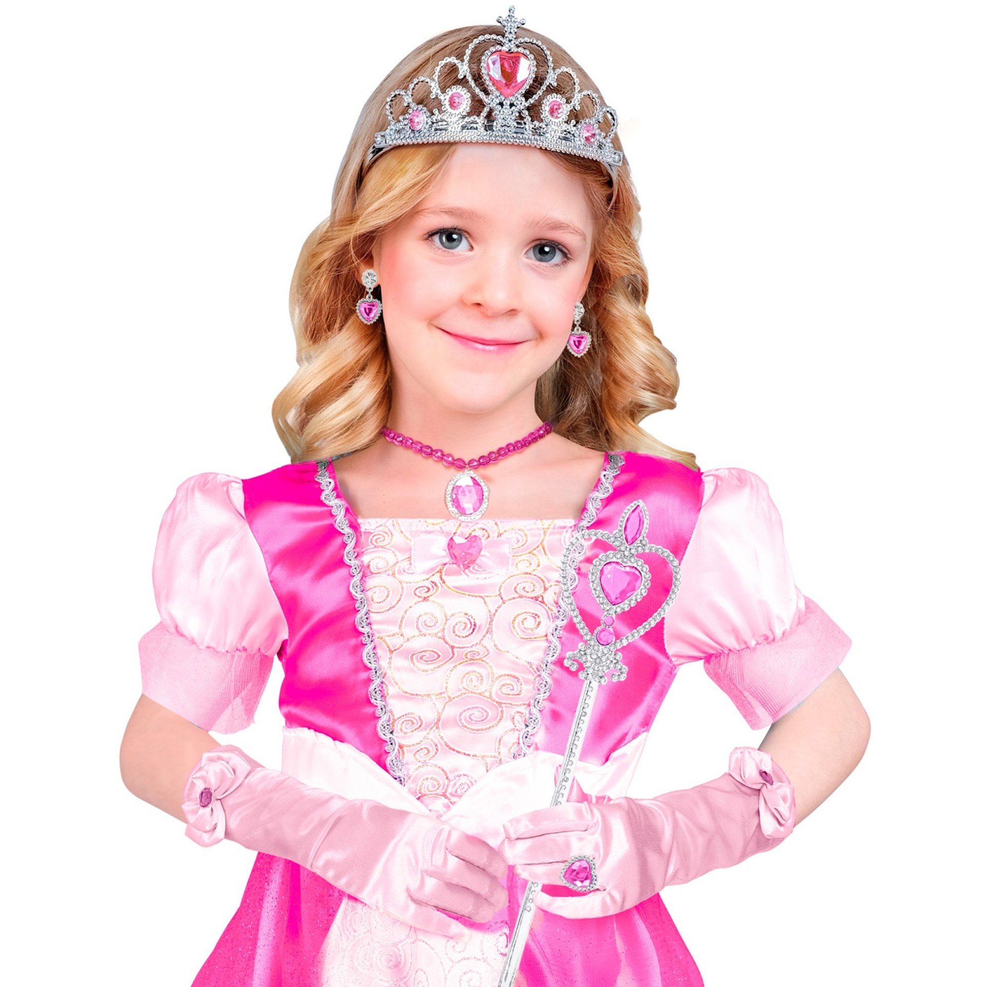 Kit Acessórios Princesa Rosa