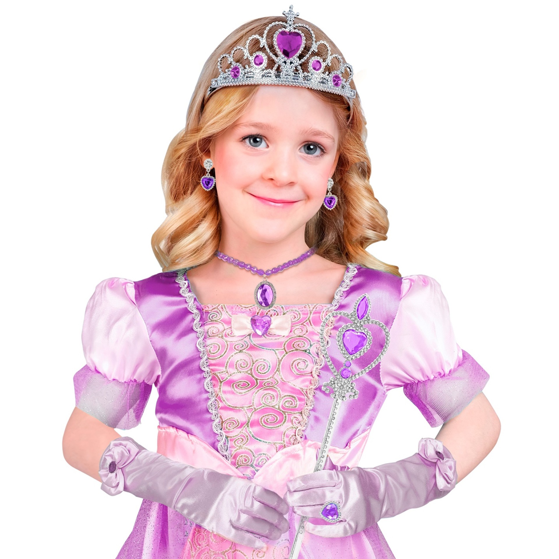 Kit Acessórios Princesa Lilás