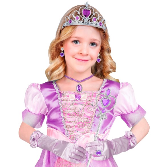 Kit Acessórios Princesa Lilás