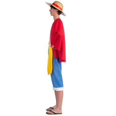 Fato Pirata Luffy Homem Fato Pirata Luffy Homem