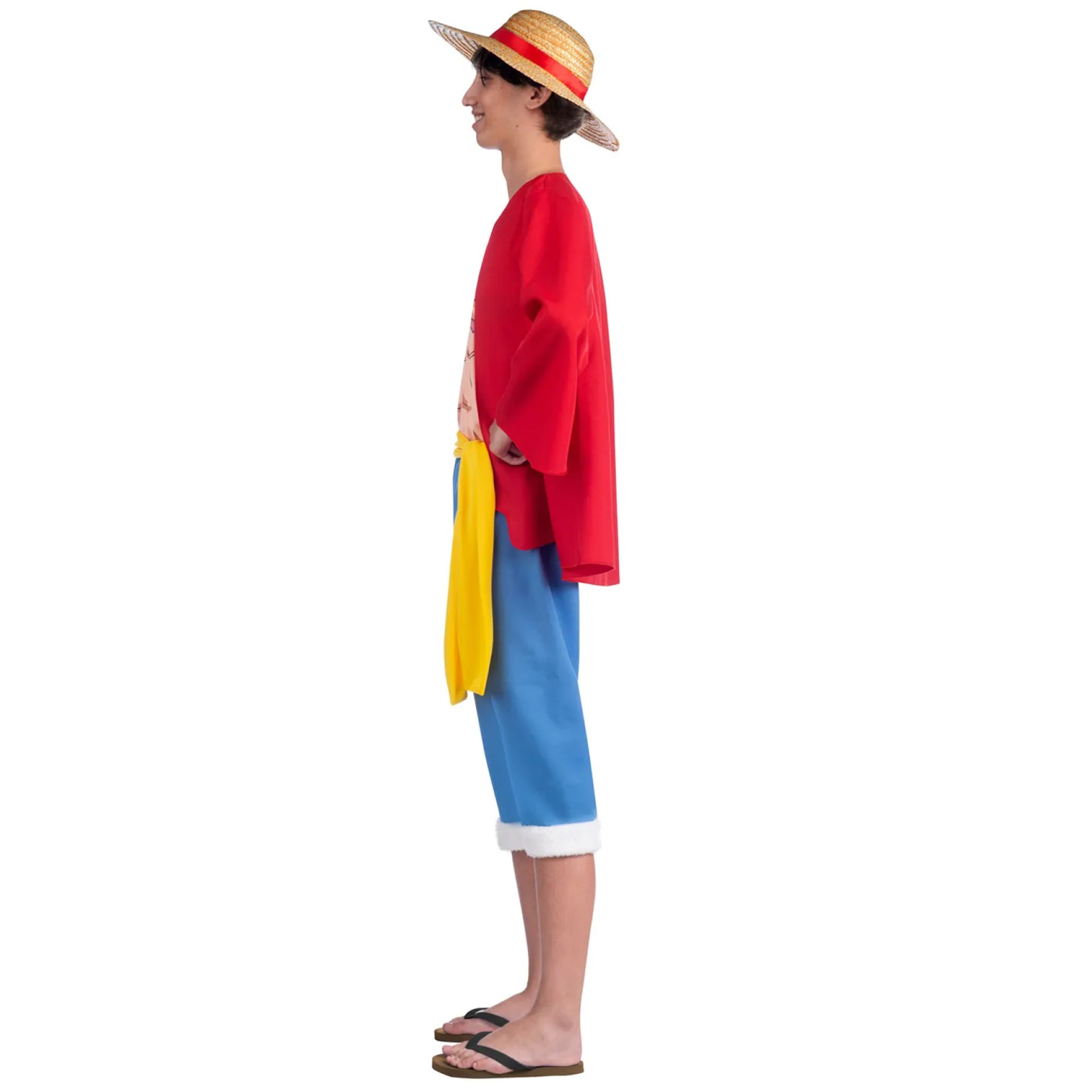 Fato Pirata Luffy Homem