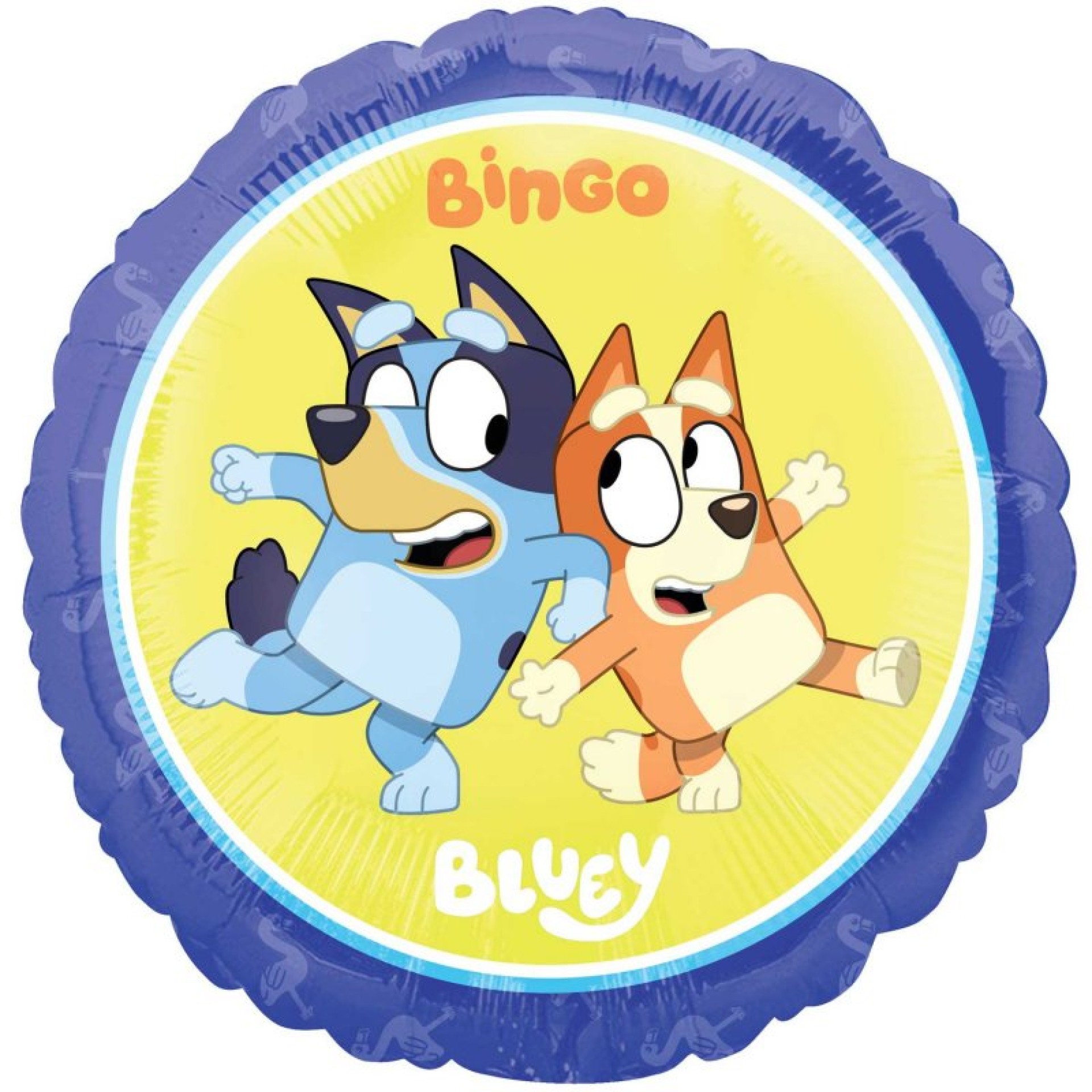 Balão Foil Bluey e Bingo 43CM