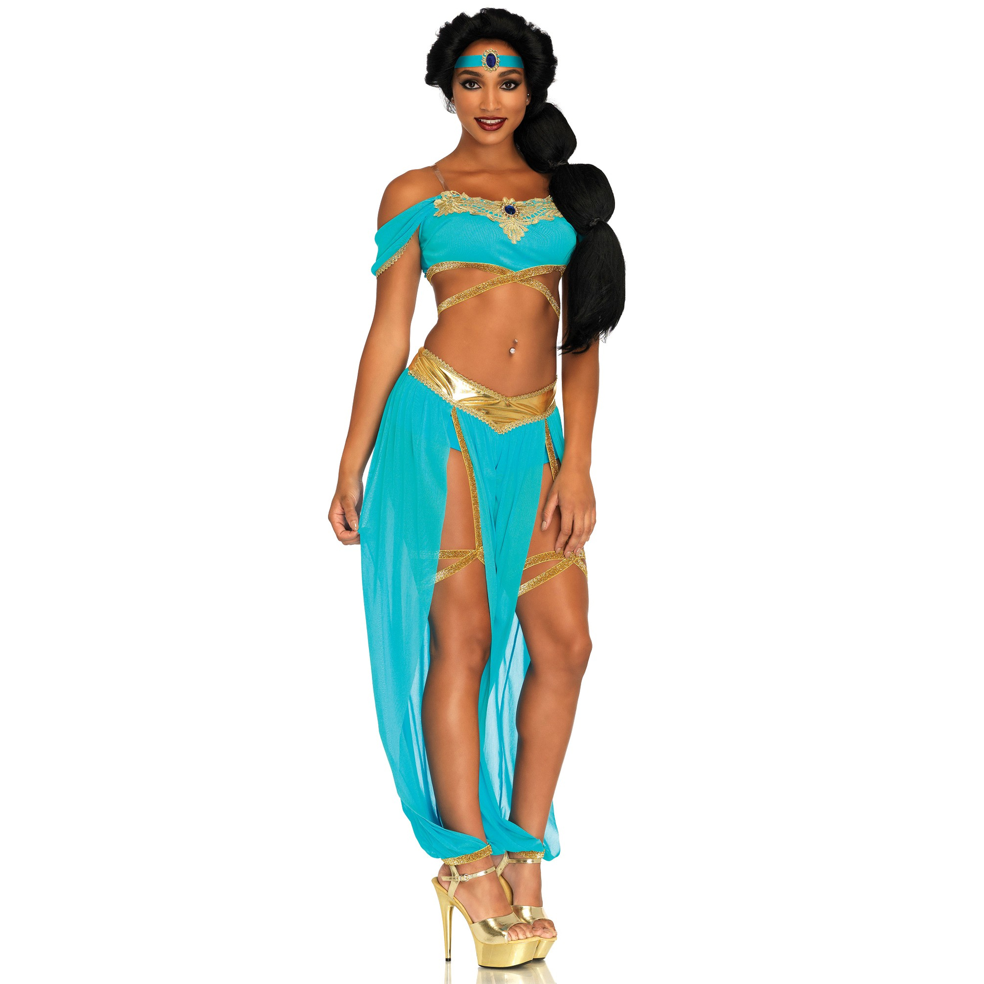 Fato Princesa Jasmine Senhora