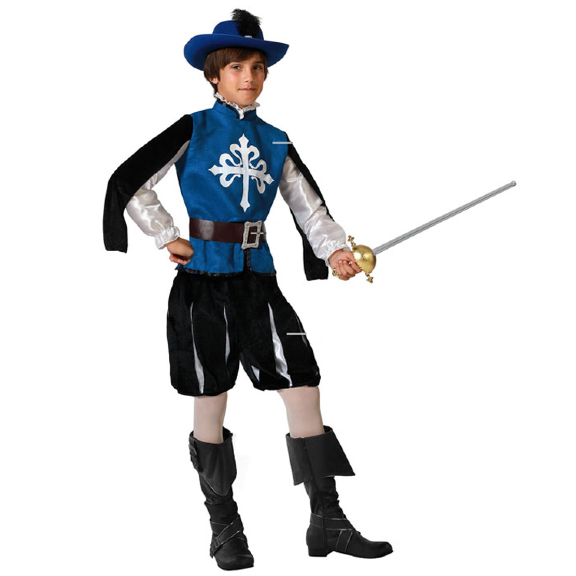 Fato Mosqueteiro Elegante Menino