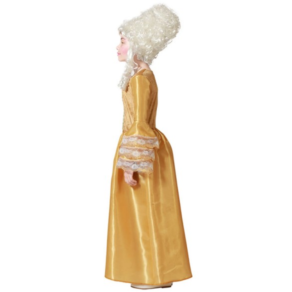 Fato Cortes Dourado Menina