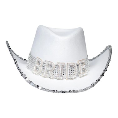 Chap�u Bride Branco