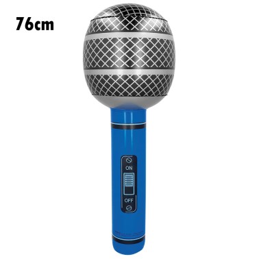 Microfone Insuflável 76CM Microfone Insuflável 76CM