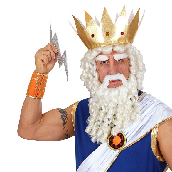 Peruca e Barba Deus do Olimpo