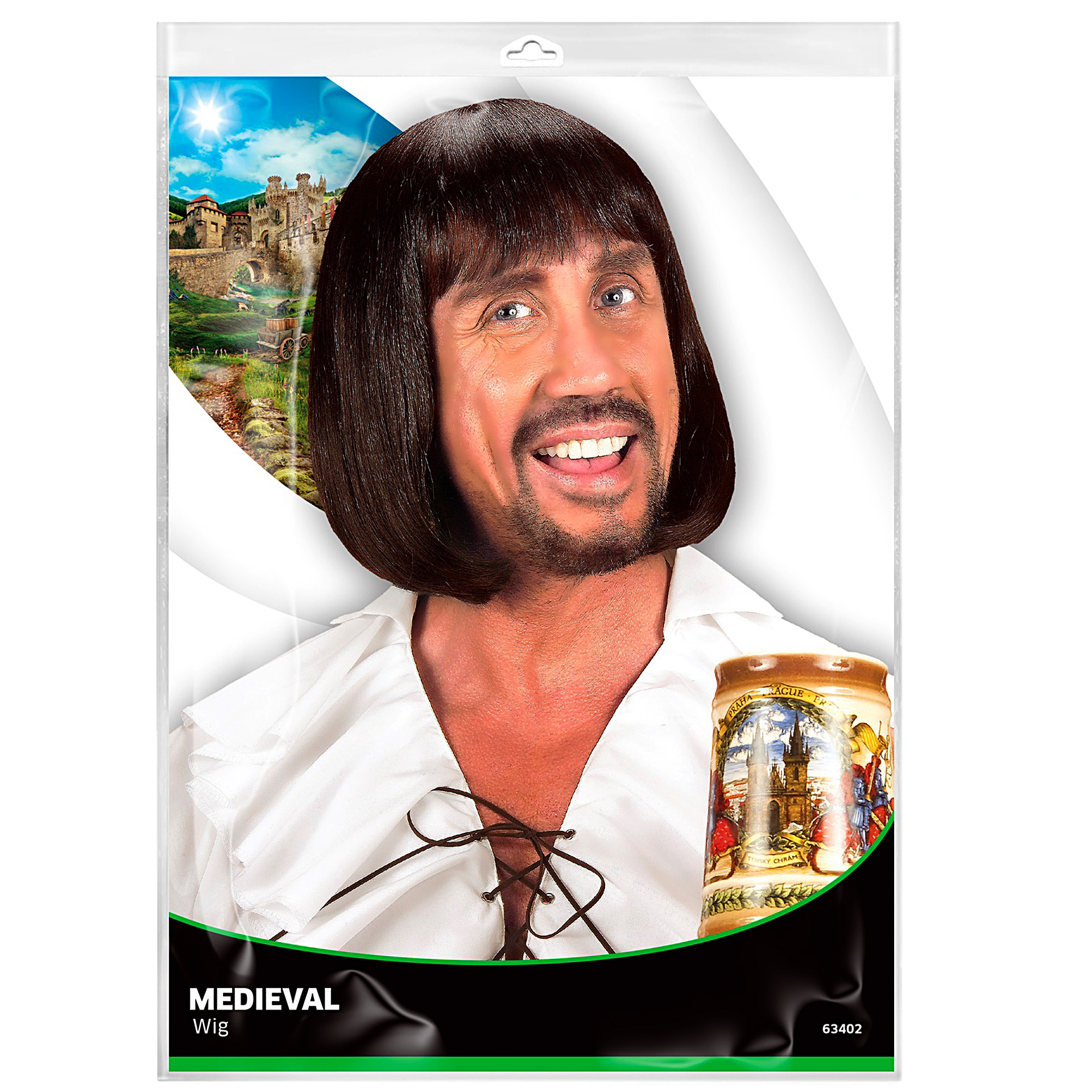 Peruca Aldeão Medieval