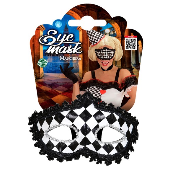 Máscara Veneza Arlequim