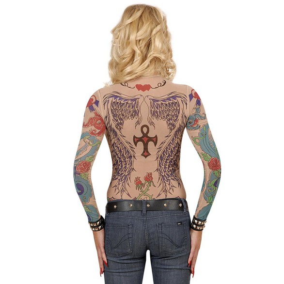 Blusa Efeito Tatuado Senhora