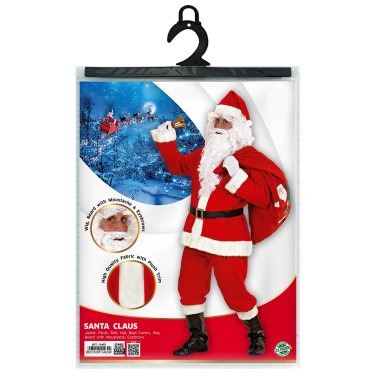 Fato Pai Natal Luxo Super Completo Fato Pai Natal Luxo Super Completo