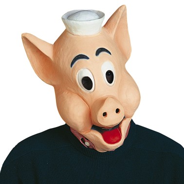 Máscara Miss Piggy e Mister Piggy Máscara Miss Piggy e Mister Piggy