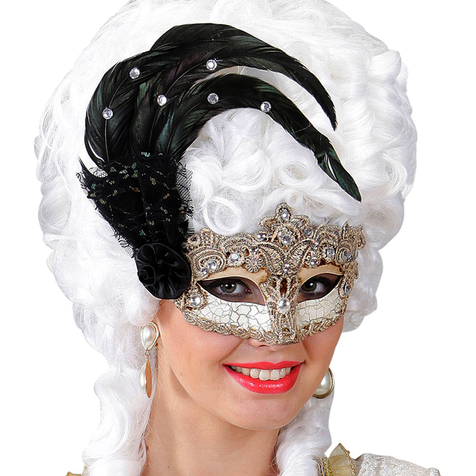 Máscara Veneziana Macramé Gala