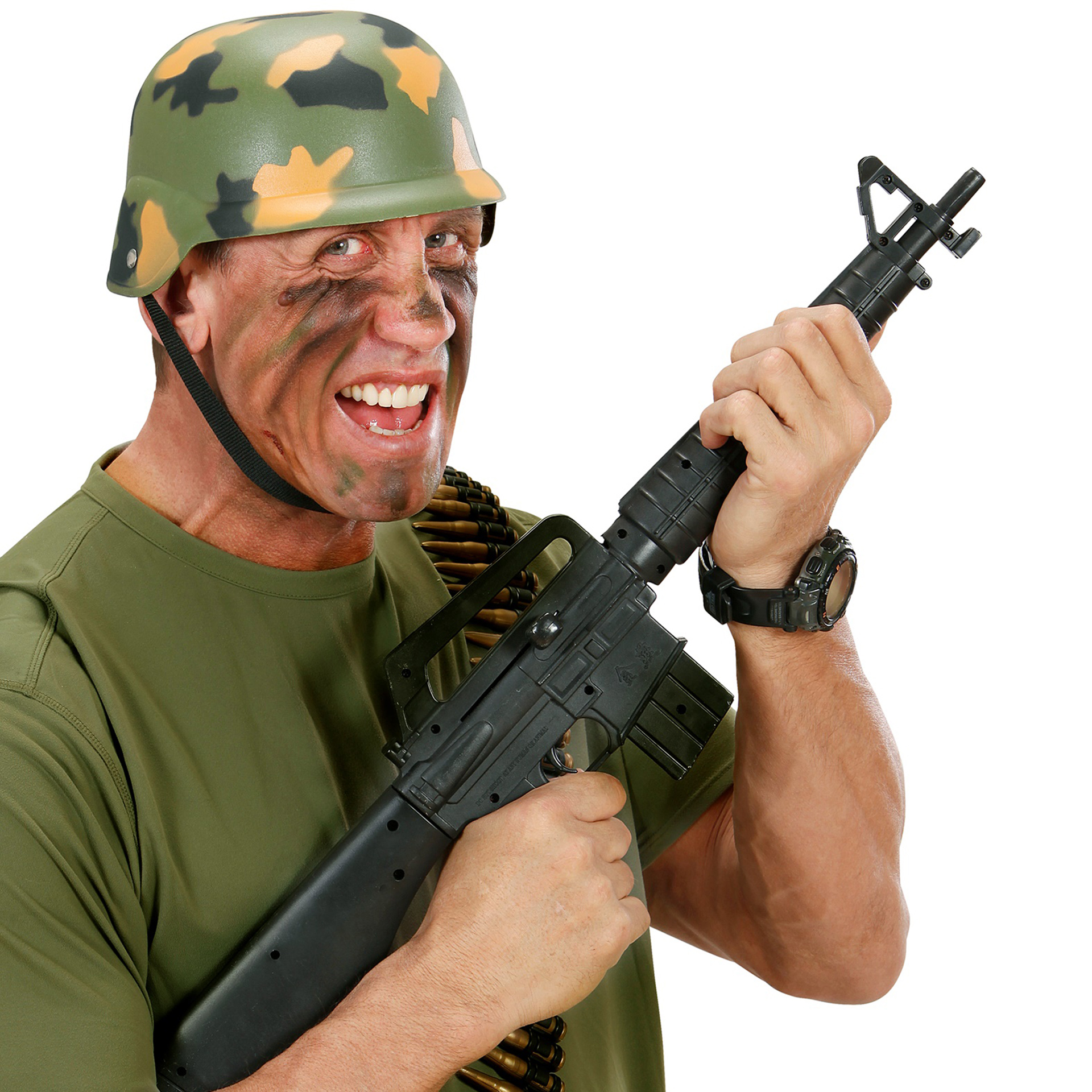 Capacete Soldado Camuflado