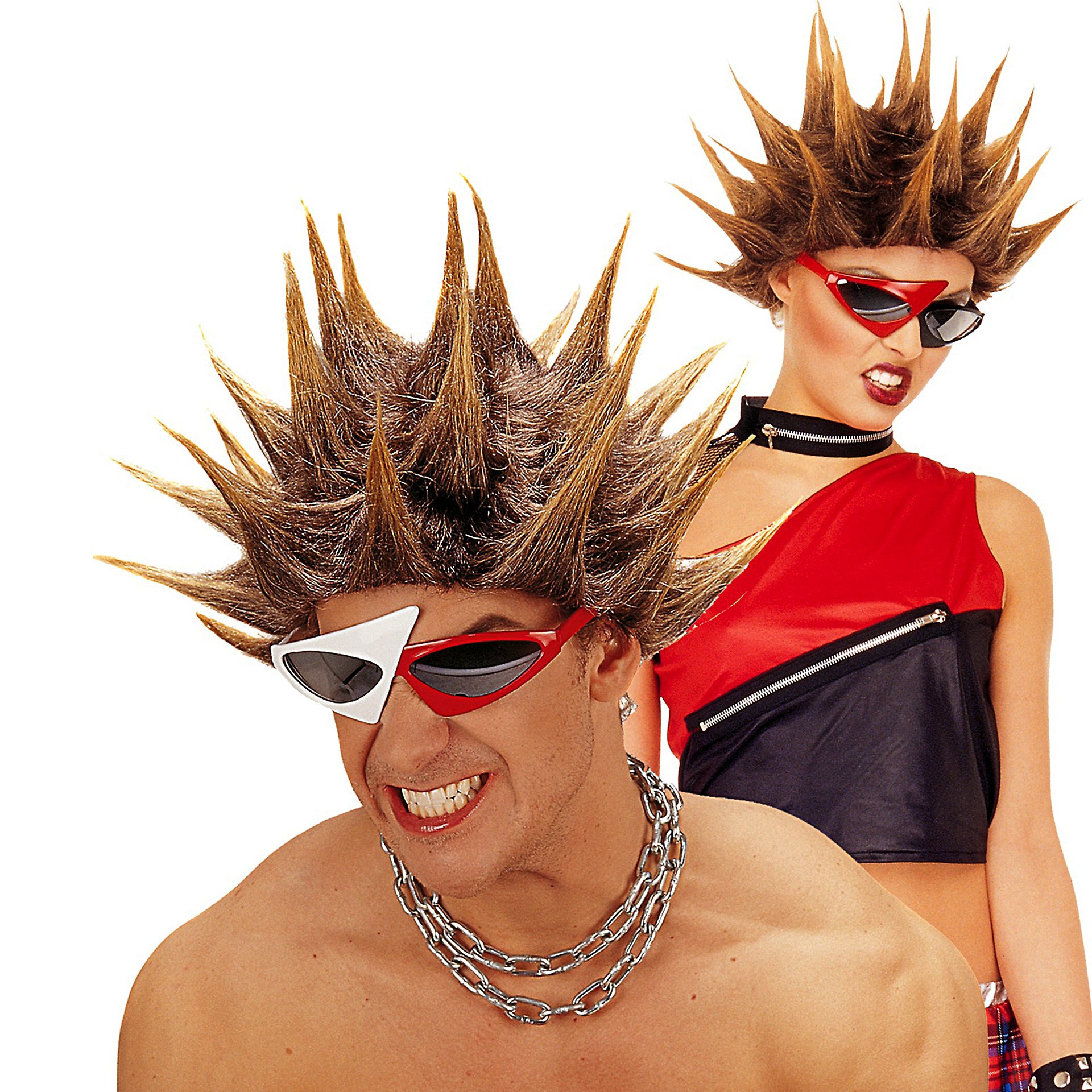 Peruca Estrela Punk Rock