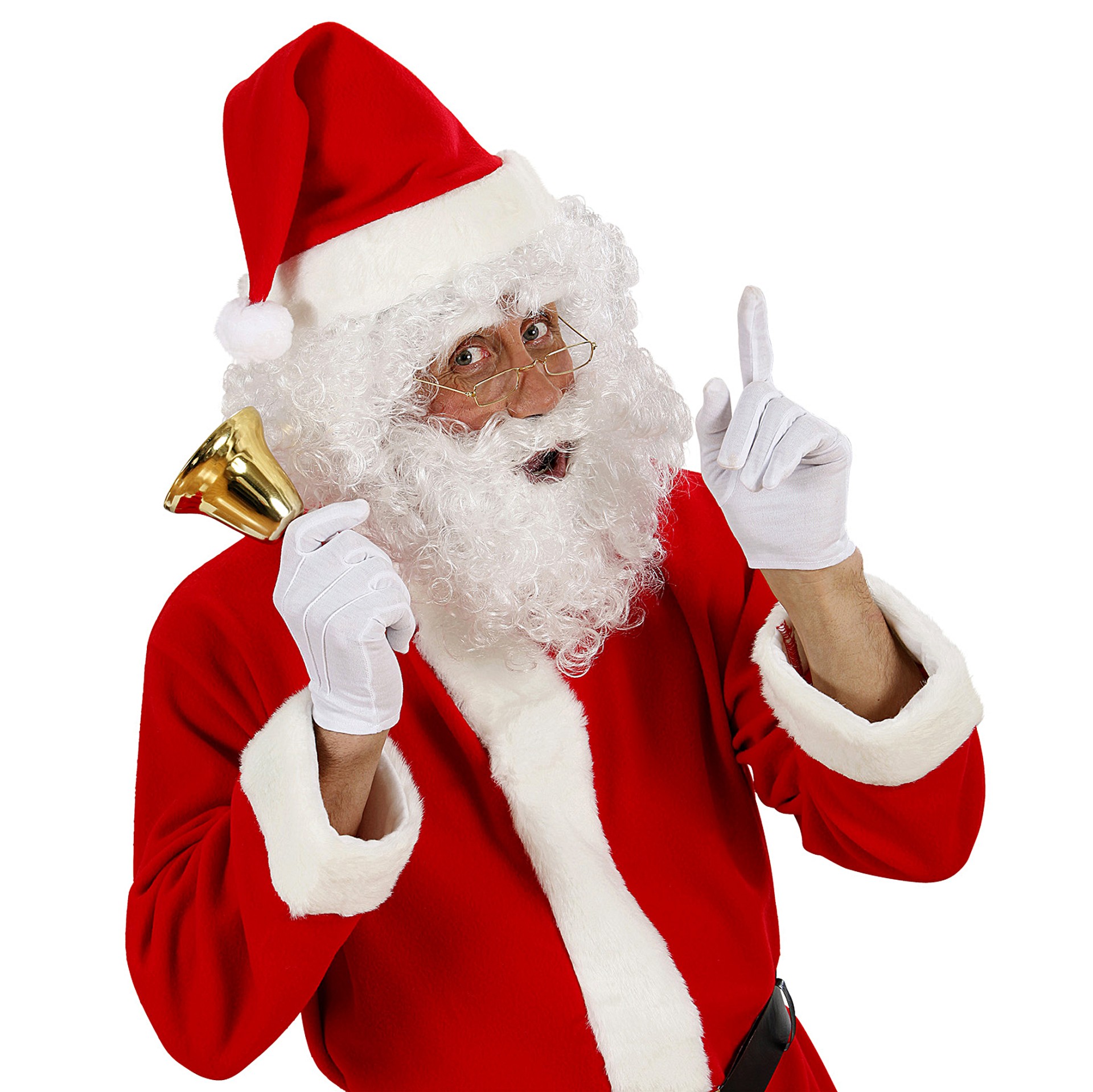 Peruca Velho de Barbas brancas