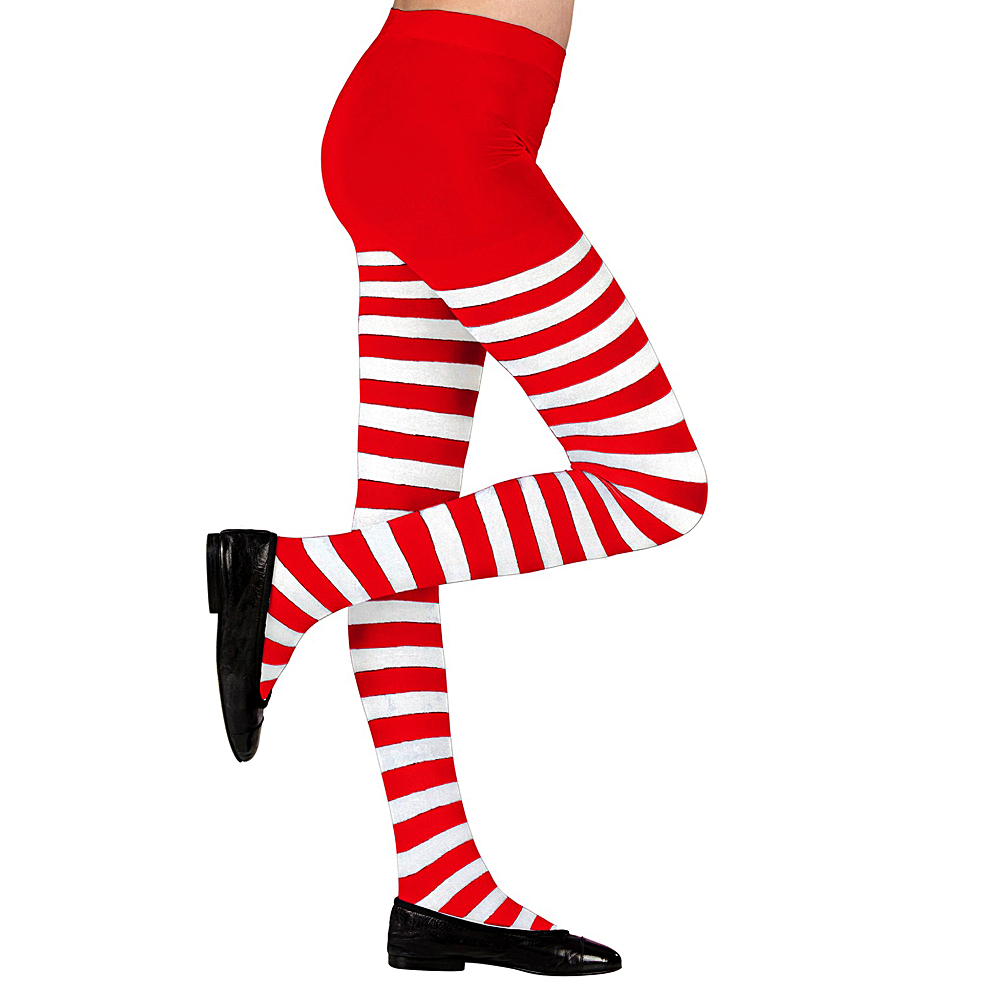 Collants Riscas Vermelhas Brancas Criança