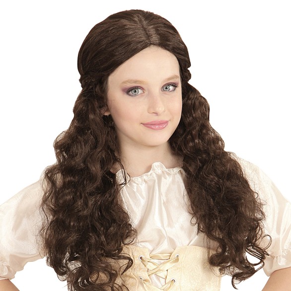 Peruca Dama Medieval Infantil