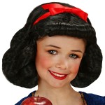 Peruca Branca de Neve Infantil