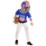 Capacete Insuflvel Futebol USA Infantil