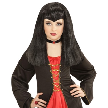 Peruca Vampira Menina Peruca Vampira Menina