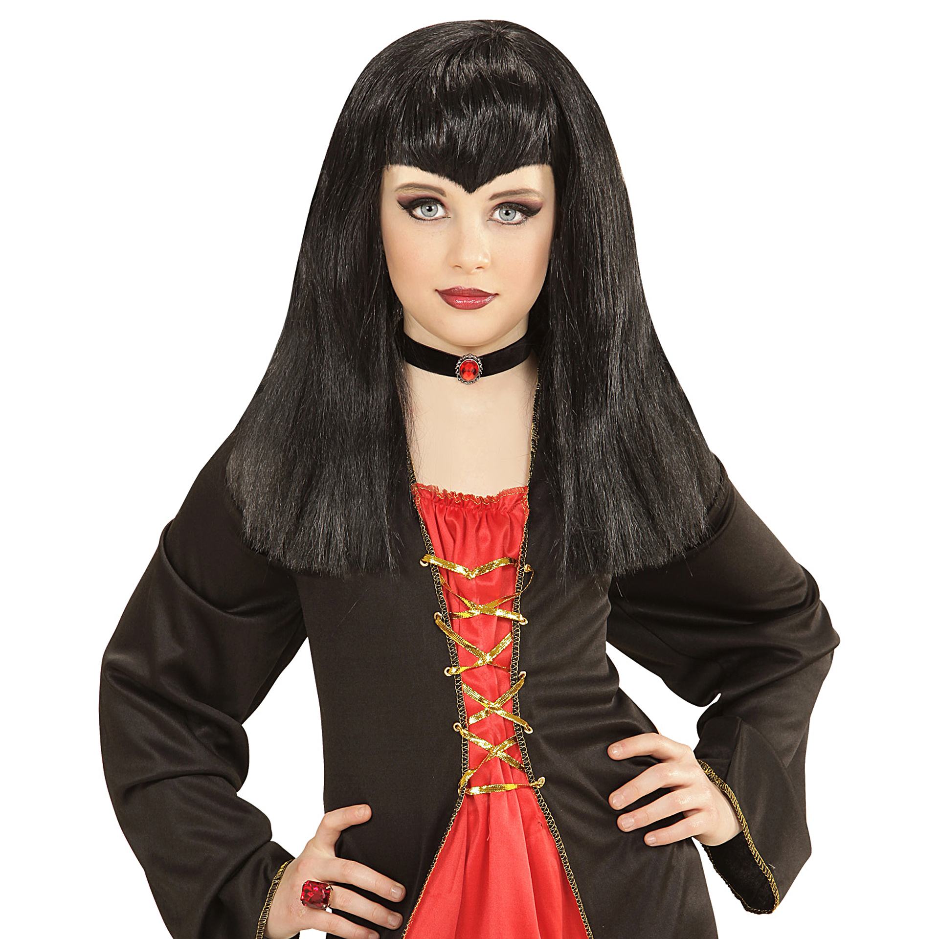 Peruca Vampira Menina