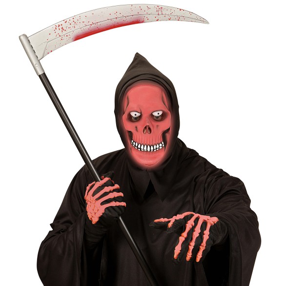 Mscara Esqueleto Vermelho Glow