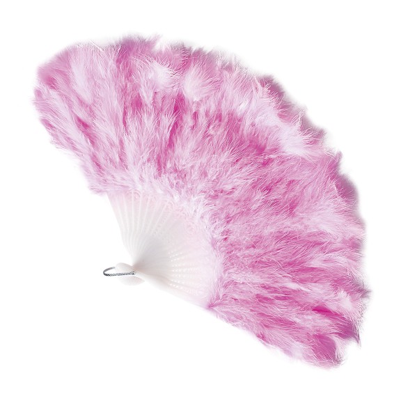 Leque de Plumas Rosa