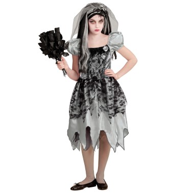 Fato Halloween Bride Menina