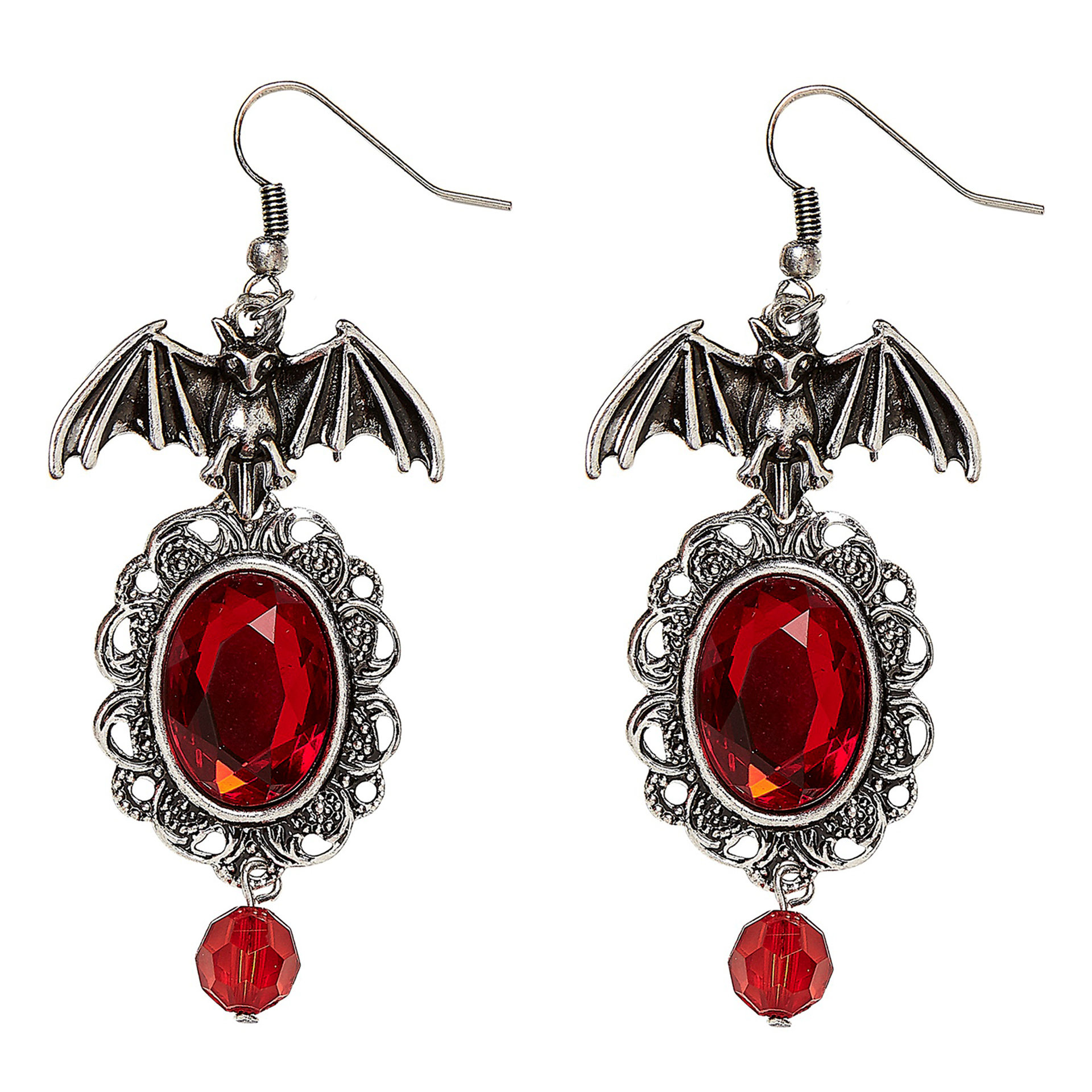 Brincos Morcegos com Joias