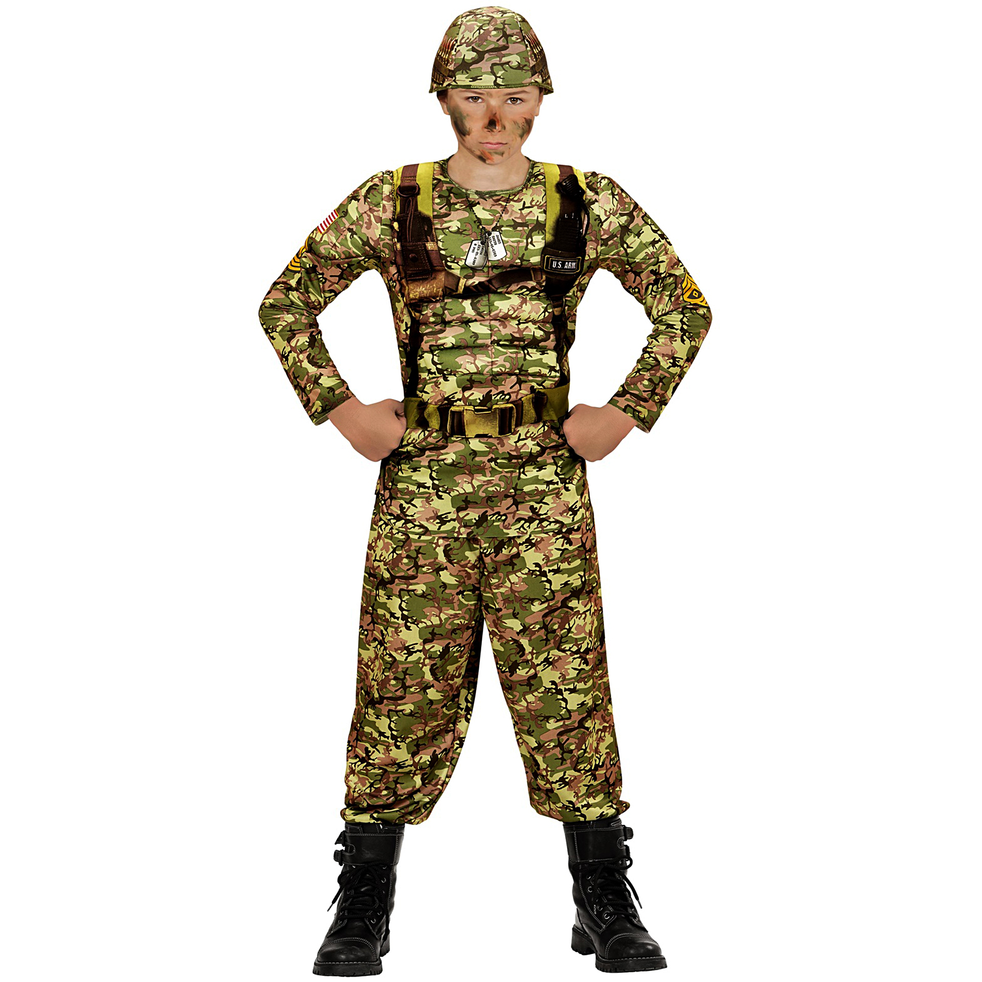 Fato Super Soldado Menino