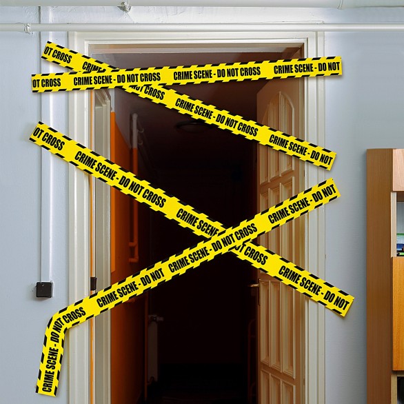 Fita de Aviso CRIME SCENE