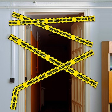 Fita de Aviso CRIME SCENE Fita de Aviso CRIME SCENE