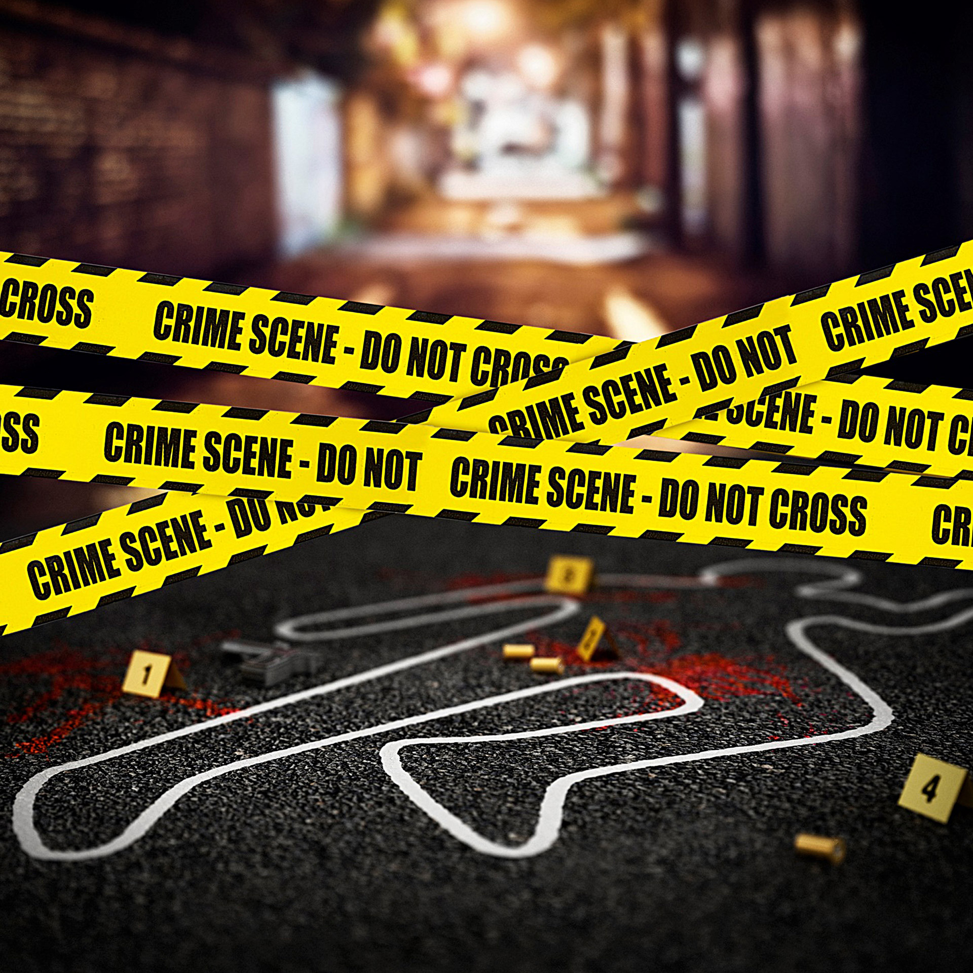 Fita de Aviso CRIME SCENE