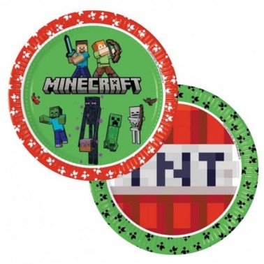 Pratos Minecraft 8unid