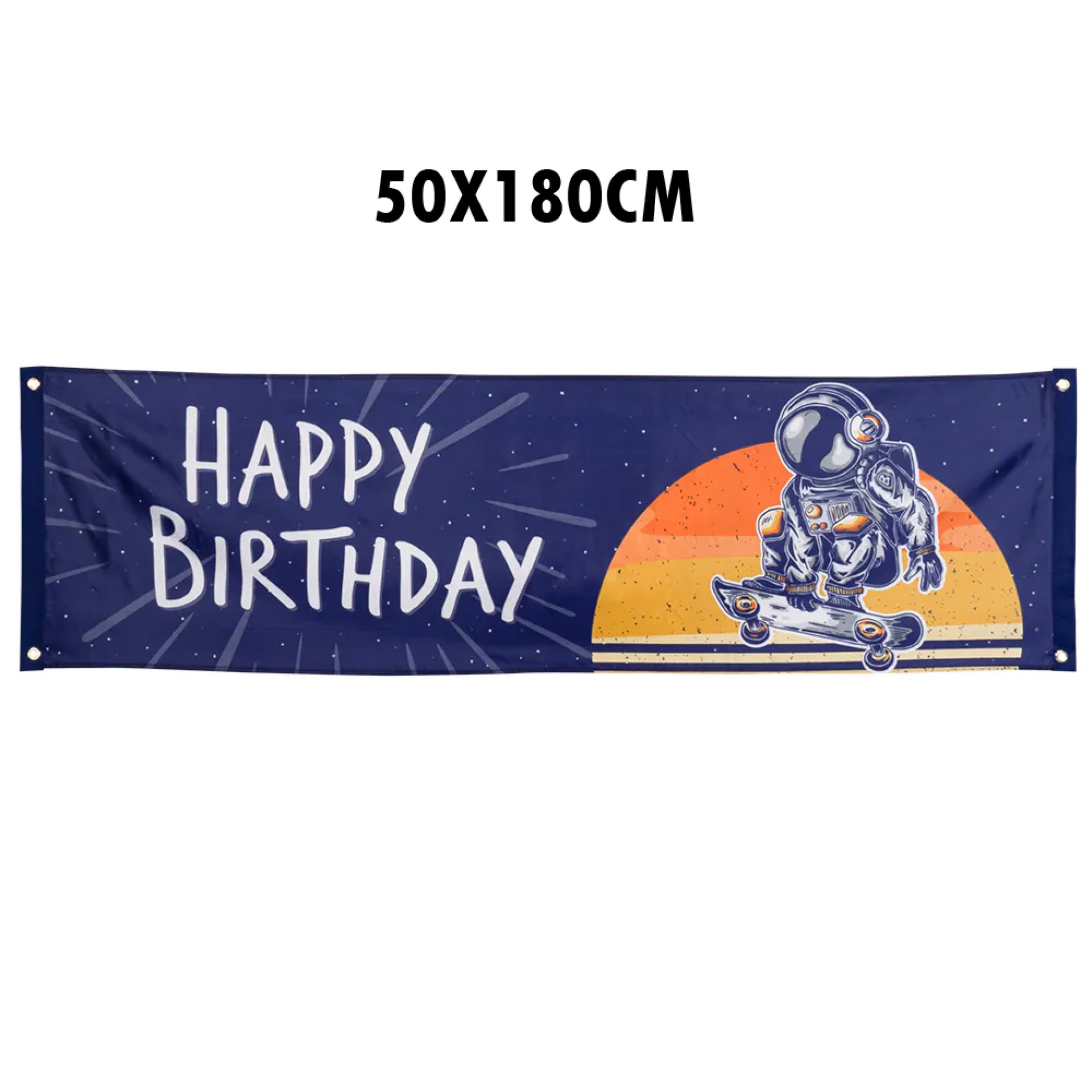 Bandeira Espaço Happy Birthday
