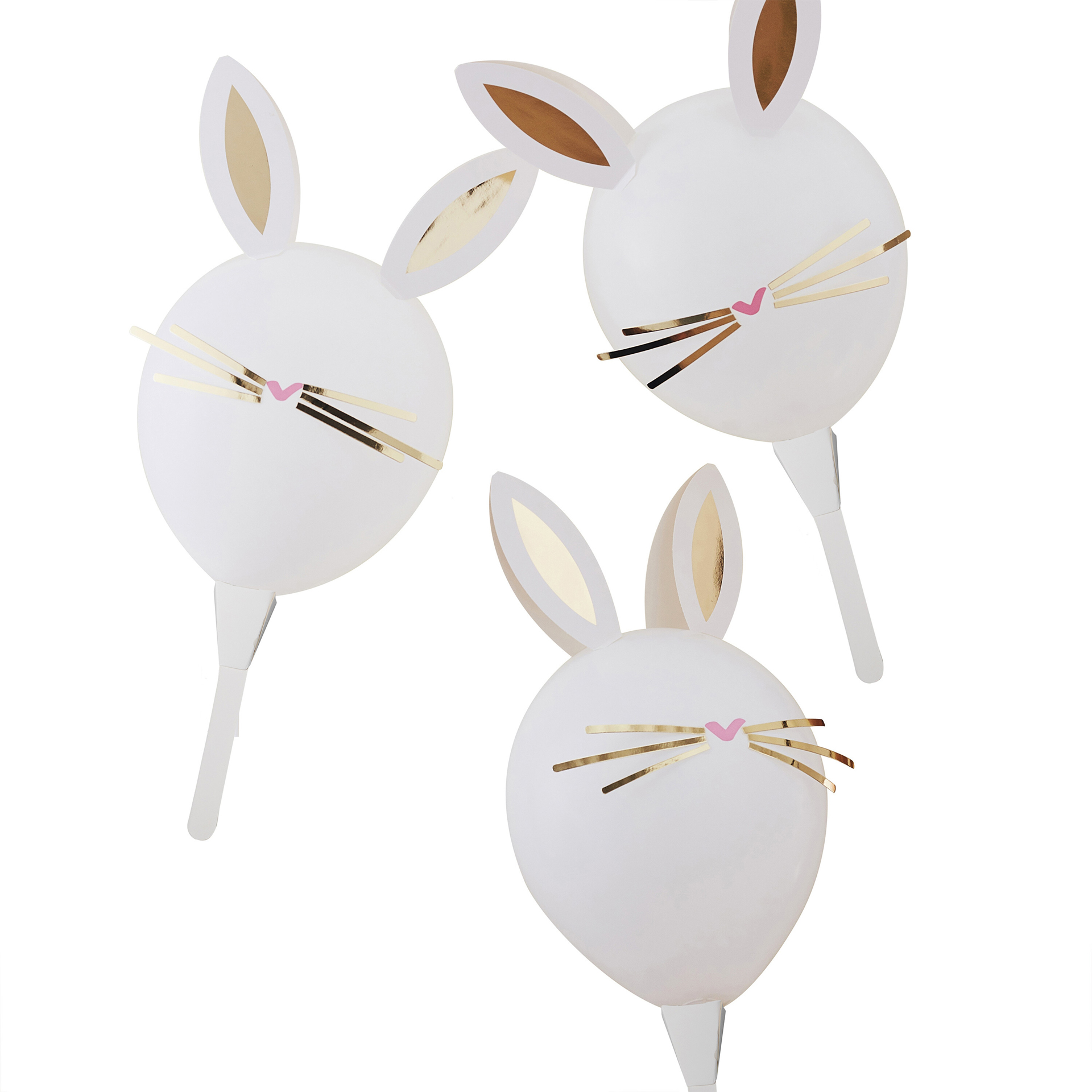 Balões Coelhos Personalizados 5 Unid