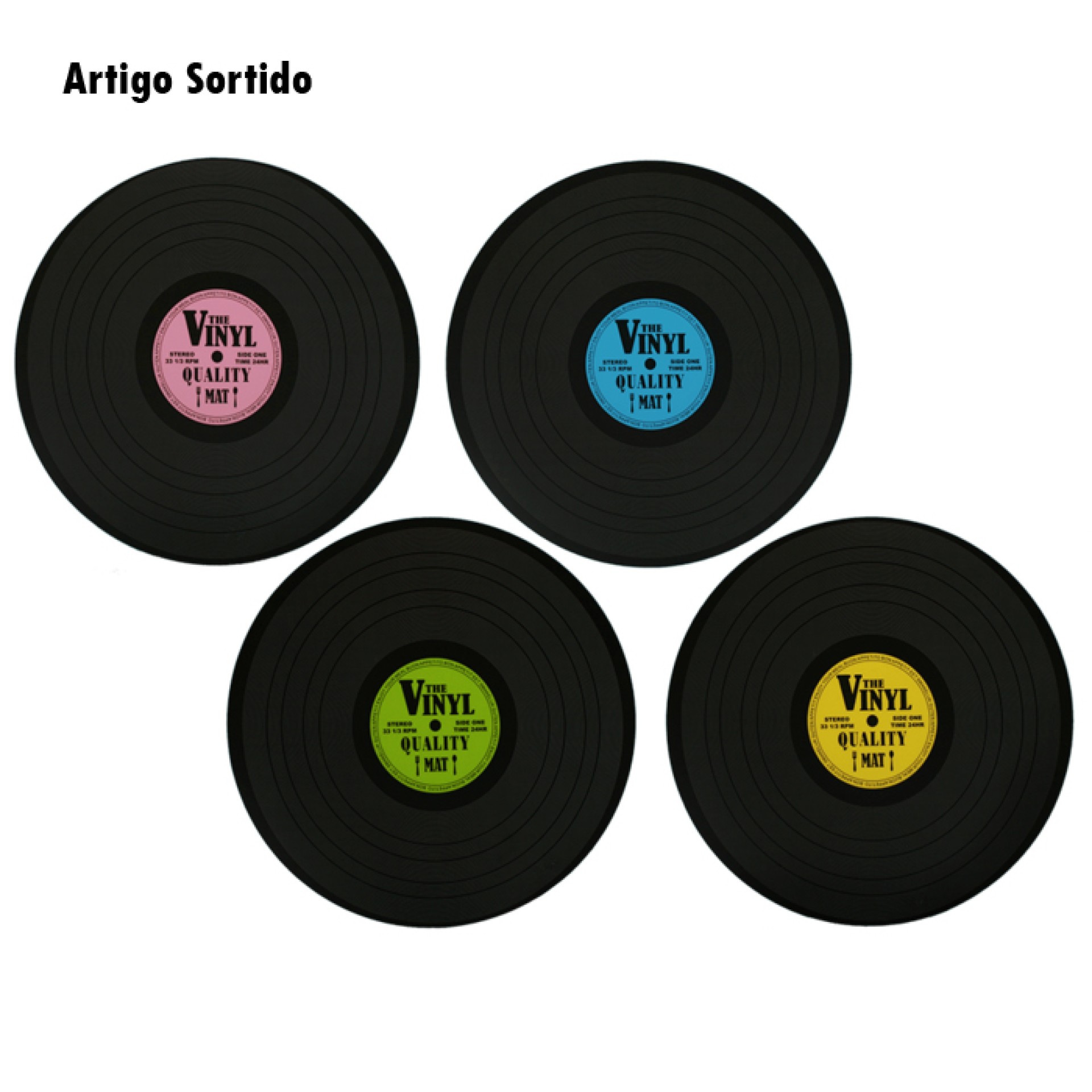 Individual de Mesa Disco Vinil