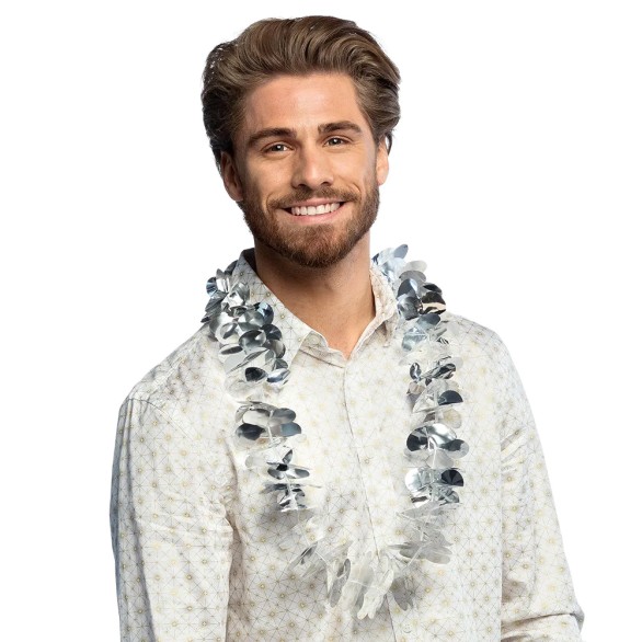 Colar Festa Prateada