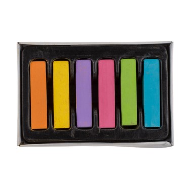Pintura Cabelo Giz 6 Cores Pintura Cabelo Giz 6 Cores