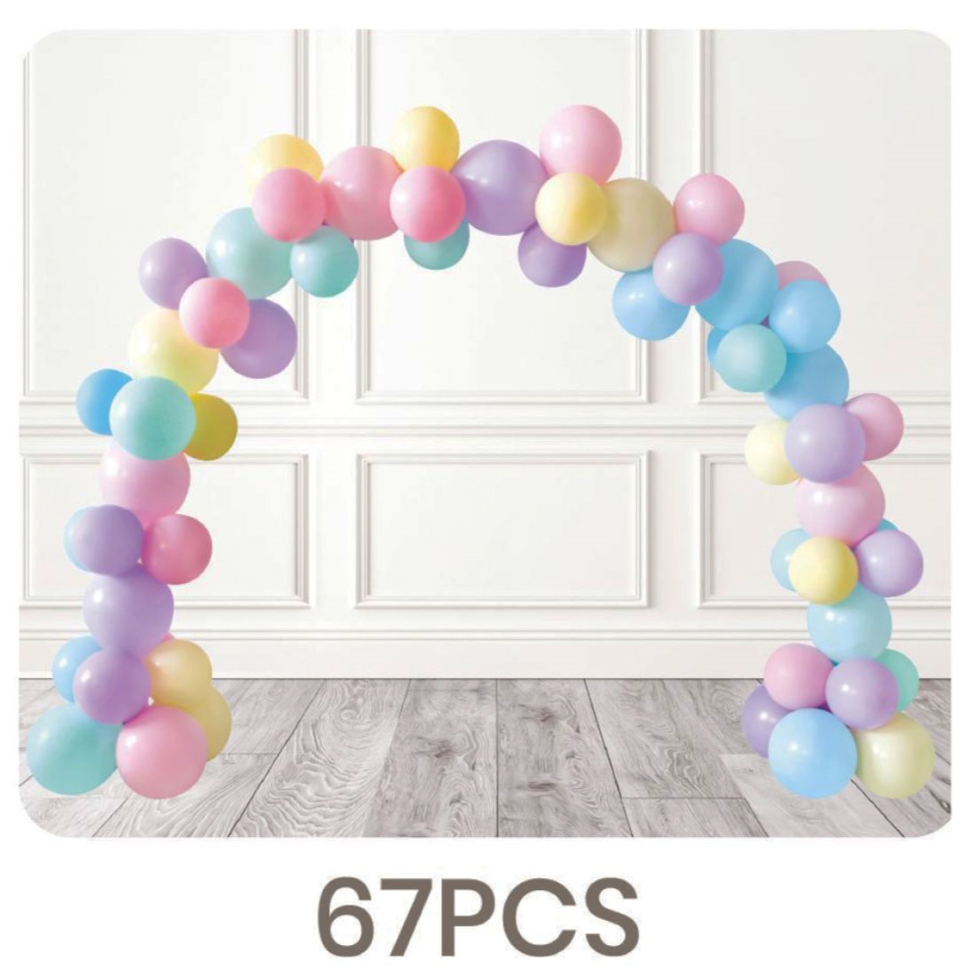 Balões Para Arco Pastel 67 Unid