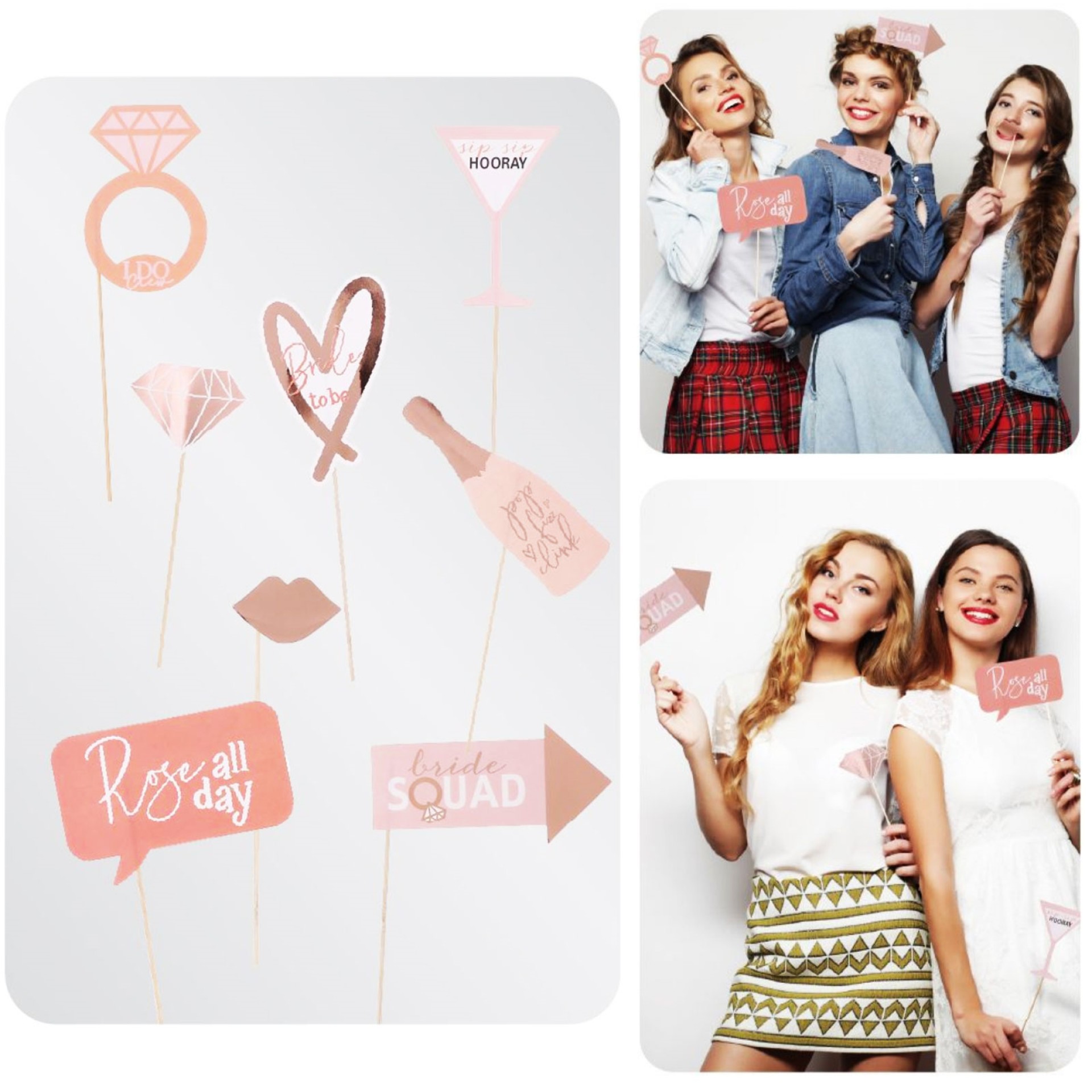 Photobooth Despedida Solteira 8 Peças