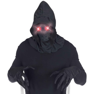 Máscara Capuz Negro Com Luz Máscara Capuz Negro Com Luz