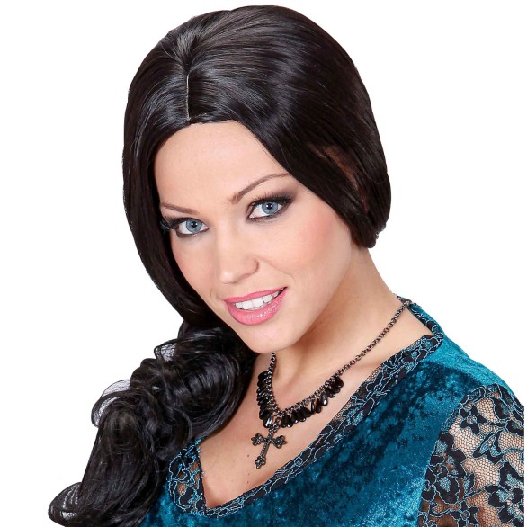 Colar Gótico Pedras Pretas