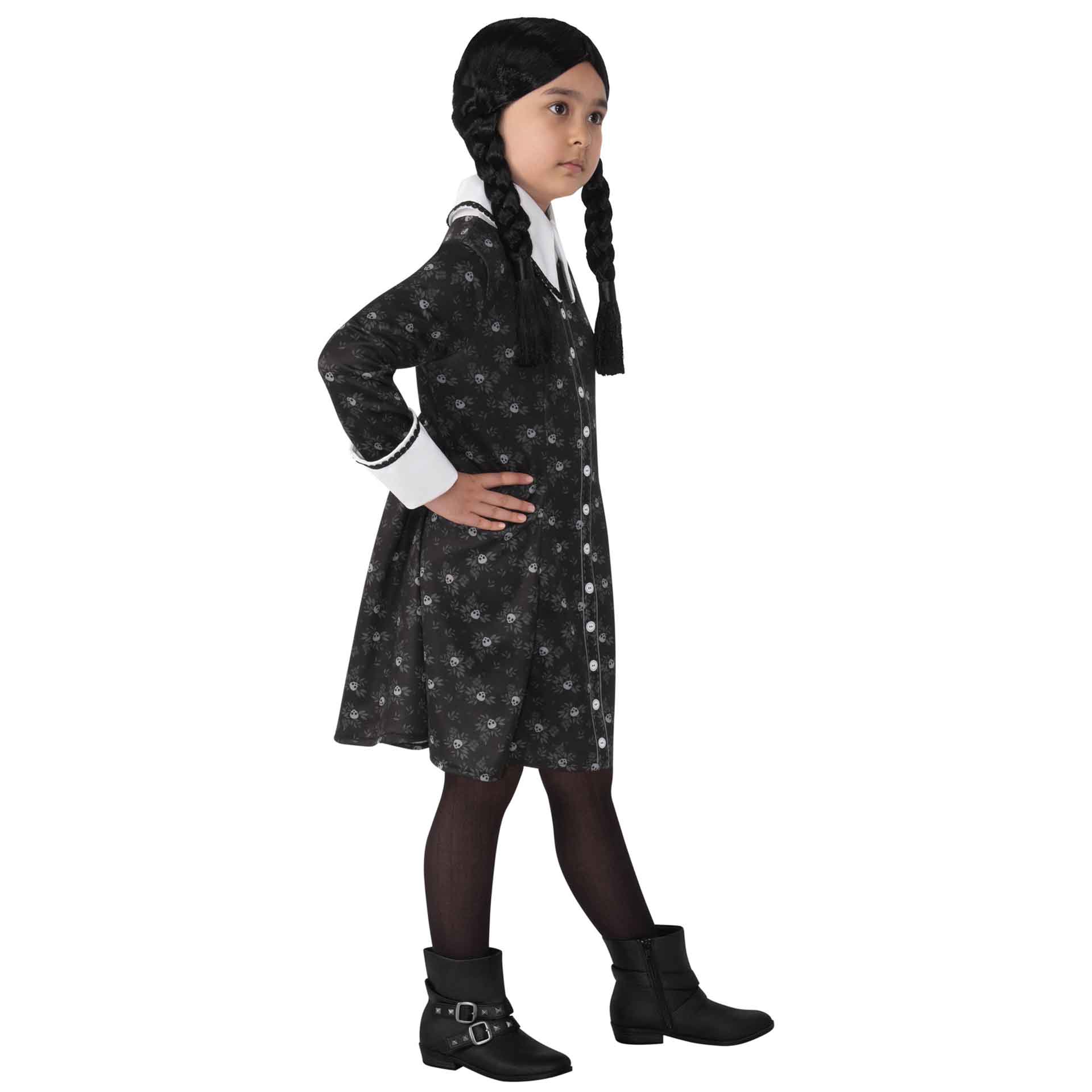 Fato Wednesday Season 2 Oficial Menina